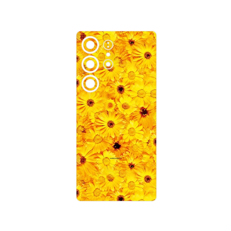 برچسب پوششی ماهوت مدل Yellow_Flower مناسب برای گوشی موبایل سامسونگ Galaxy S25 Ultra