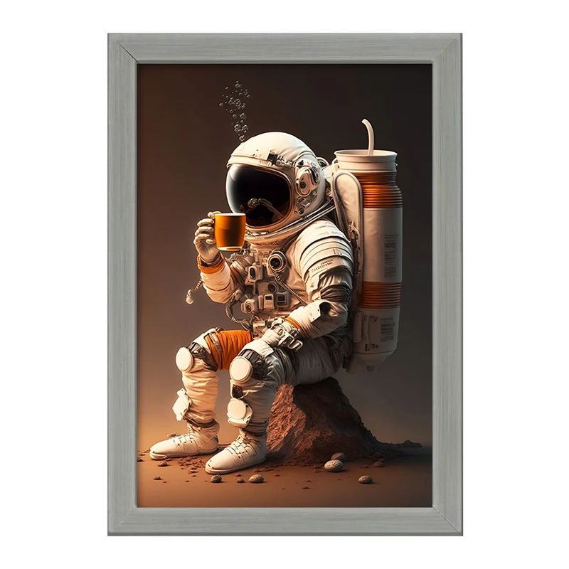 تابلو خندالو طرح فضانورد کد F10080