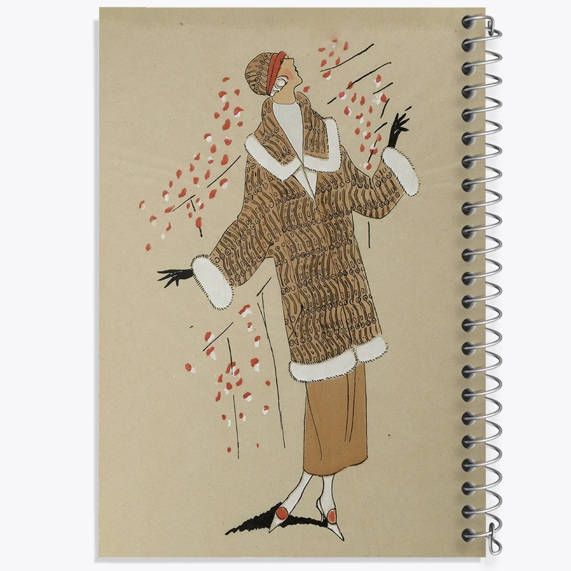 دفتر طراحی 50 برگ خندالو طرح فیگور دخترانه کد N2469