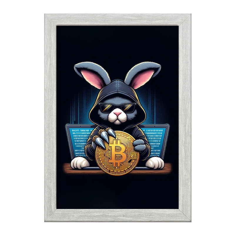 تابلو خندالو طرح بیت کوین (Bitcoin) کد F1643
