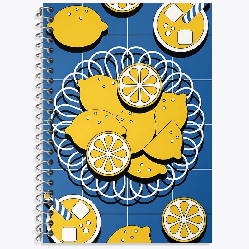 دفتر لغت 50 برگ خندالو طرح لیمو کد N6855