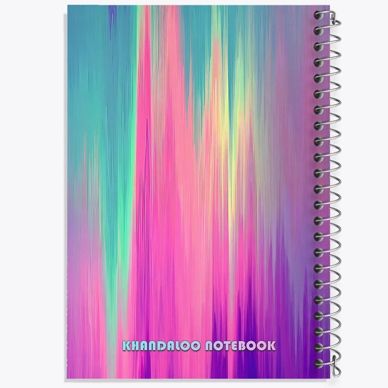 دفتر لیست خرید 50 برگ خندالو طرح مدرن رنگی کد N6038