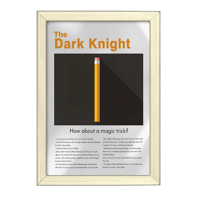 تابلو خندالو طرح شوالیه تاریکی (The Dark Knight) کد F13826