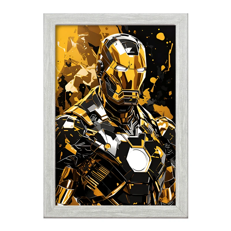 تابلو خندالو طرح مرد آهنی مارول (Marvel) کد F4995