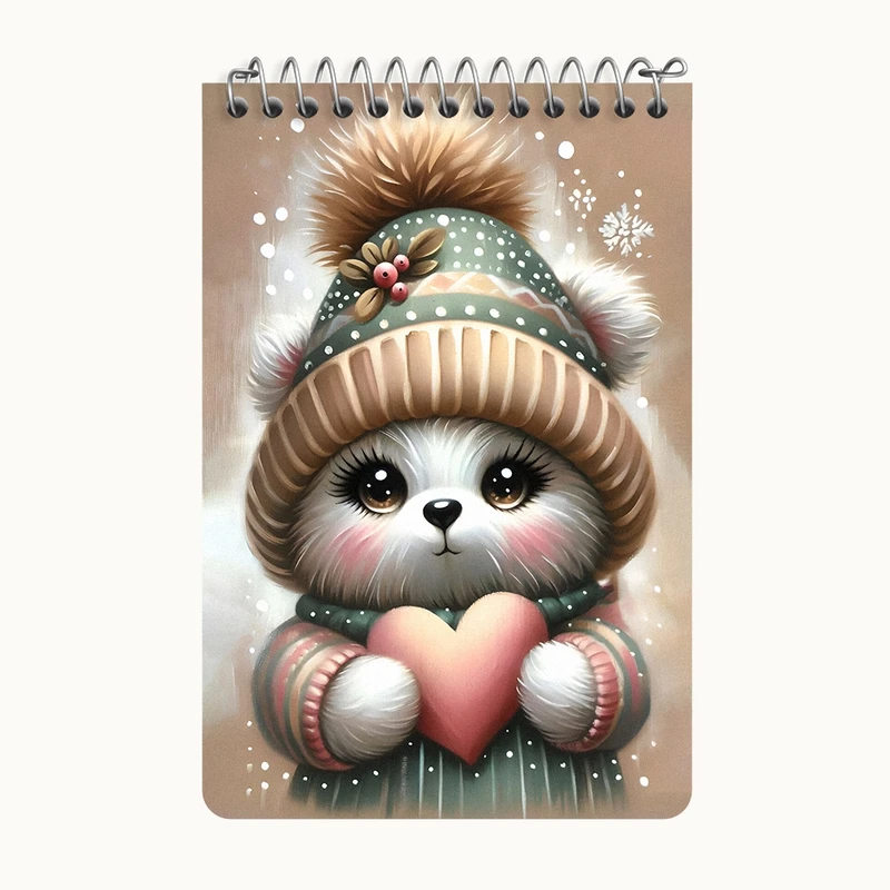 دفتر یادداشت 50 برگ خندالو طرح خرس کیوت کد F7160