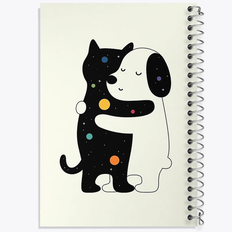 دفتر طراحی 50 برگ خندالو طرح دوستی  کد 5076