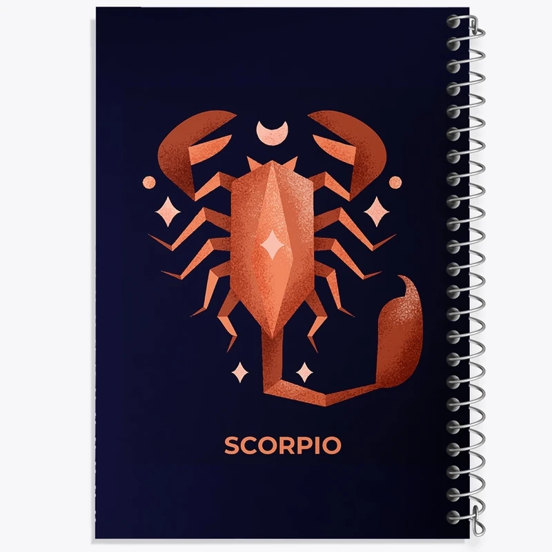 دفتر طراحی 50 برگ خندالو طرح ماه تولد آبان کد F1558