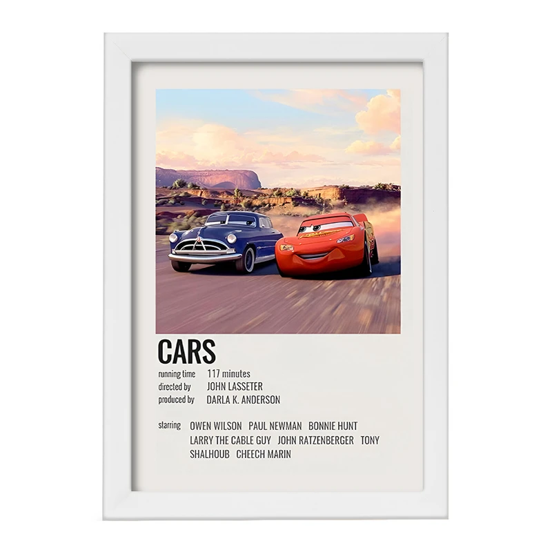 تابلو خندالو طرح ماشین ها (Cars) کد F14206