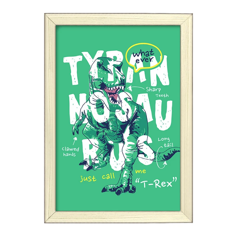 تابلو خندالو طرح دایناسور کد F1534