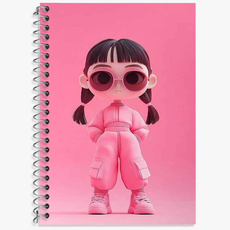 دفتر لغت 50 برگ خندالو طرح دخترانه کد F4038