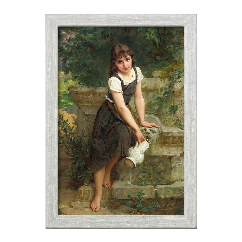 تابلو خندالو طرح نقاشی فواره اثر امیل مونیر کد F12343