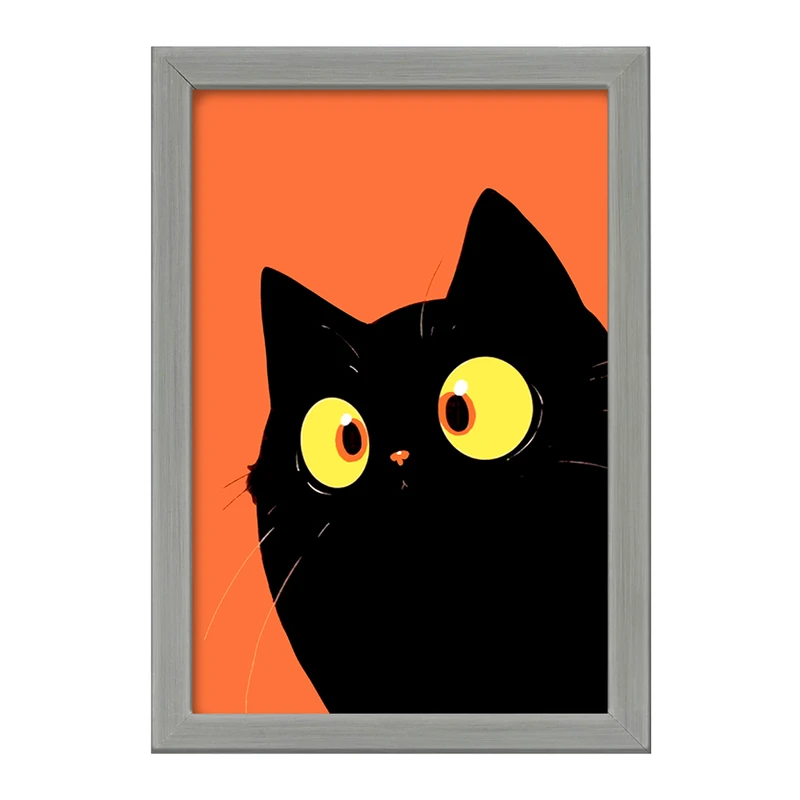 تابلو خندالو طرح گربه (Cat) کد F1746