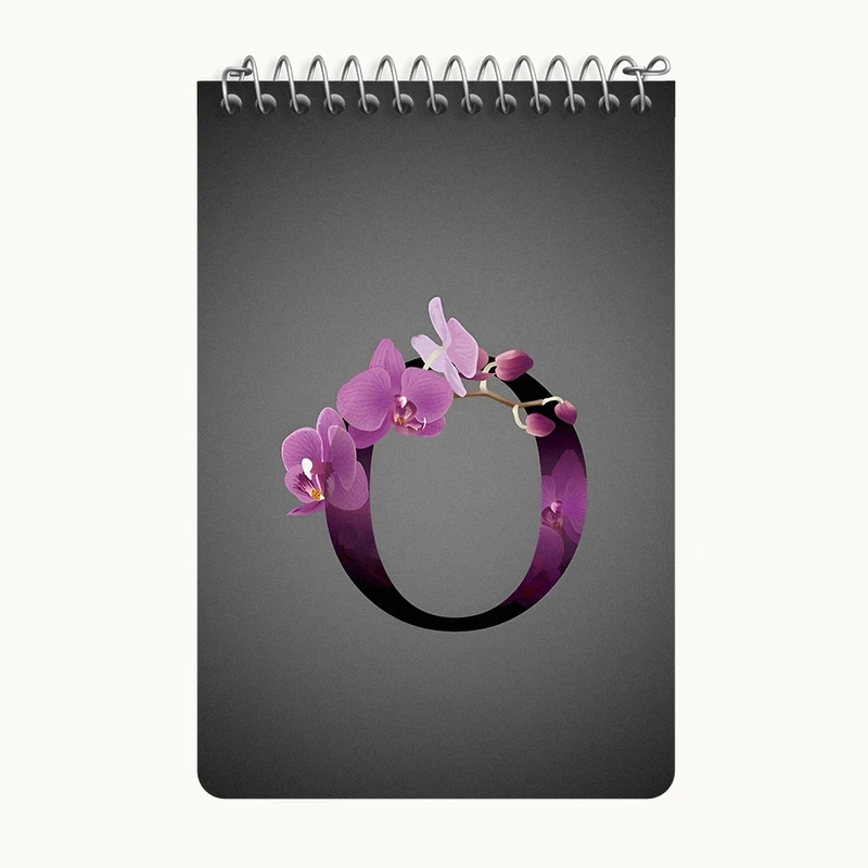 دفتر یادداشت 50 برگ خندالو طرح حرف O کد F4319