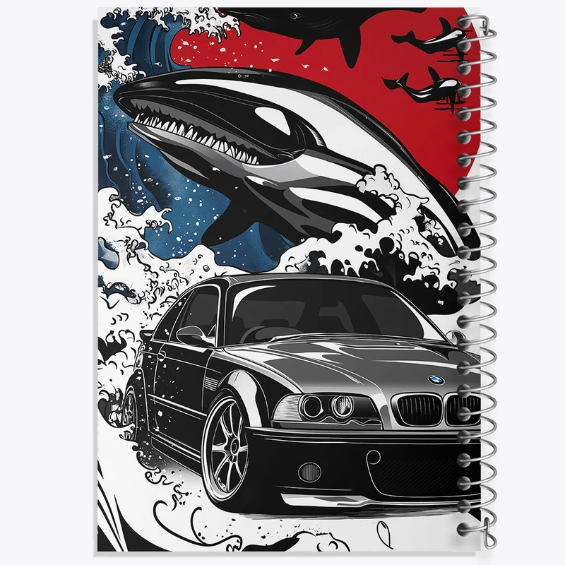 دفتر مشق 50 برگ خندالو طرح بی ام دبلیو (BMW) کد F10390