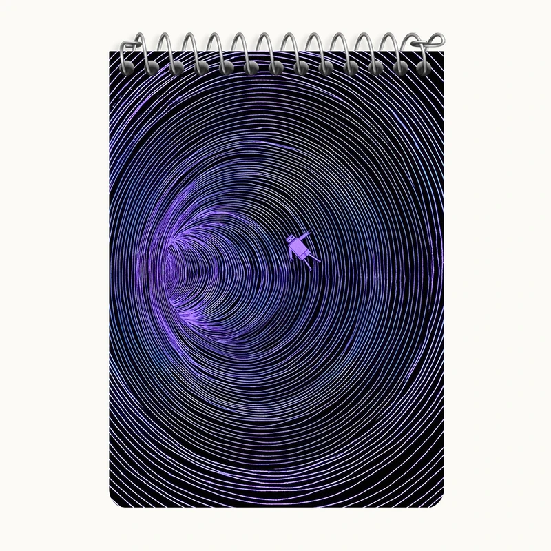 دفتر یادداشت 50 برگ خندالو طرح فضایی کد N7491