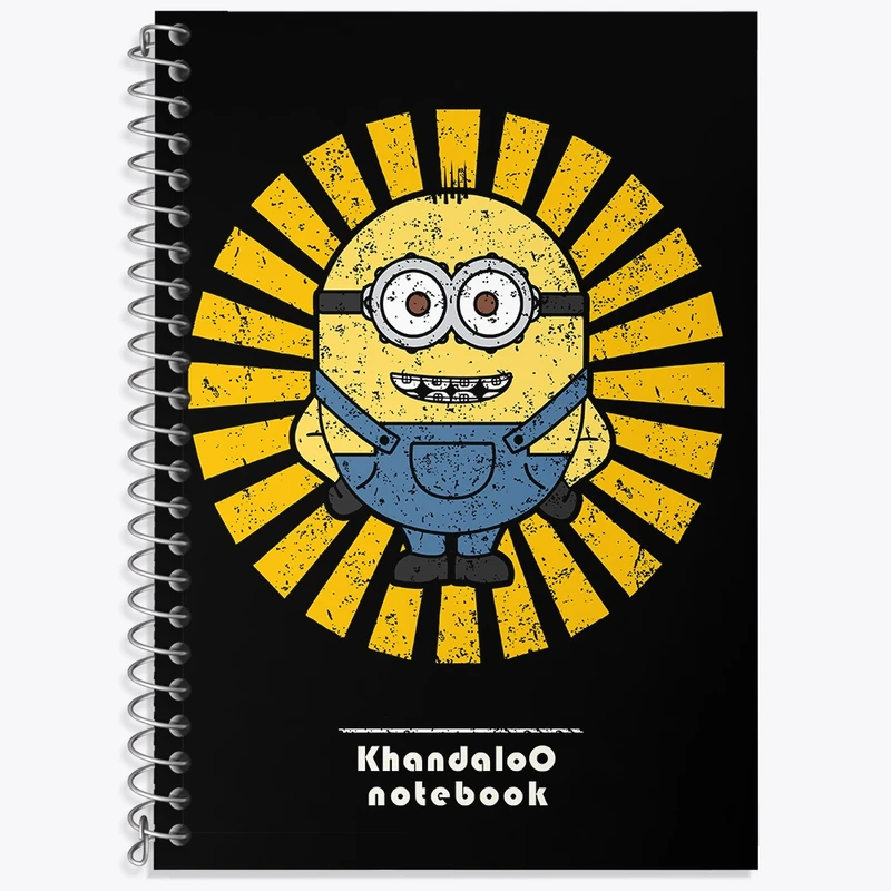 دفتر لغت 50 برگ خندالو طرح مینیون ها (Minions) کد N9460