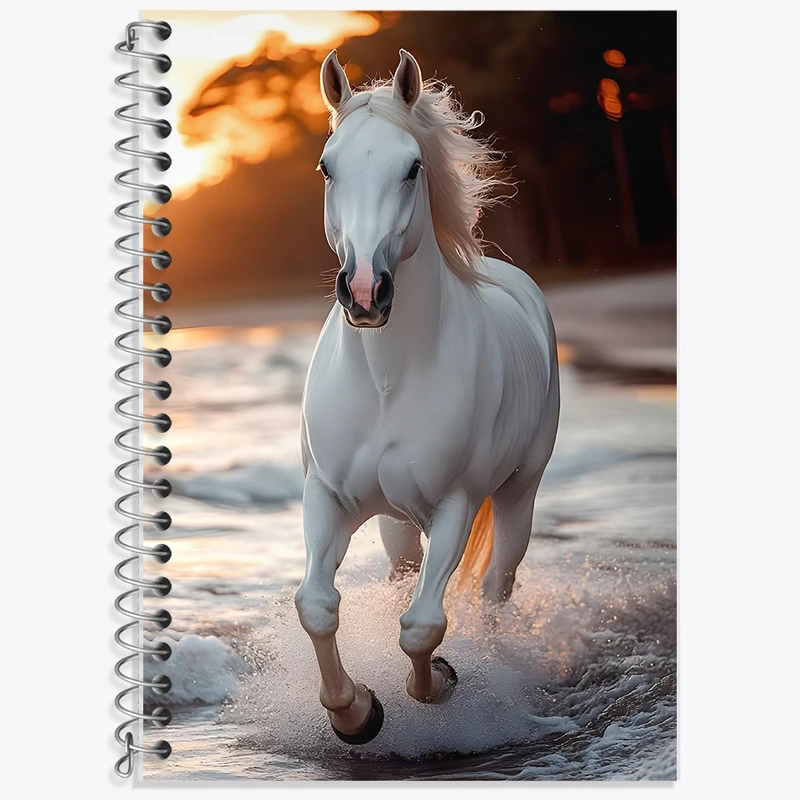 دفتر لغت 50 برگ خندالو طرح اسب کد F14376