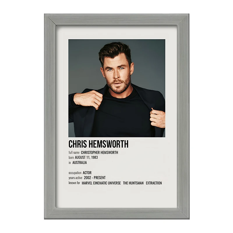 تابلو خندالو طرح کریس همسورث (Chris Hemsworth) کد F13146