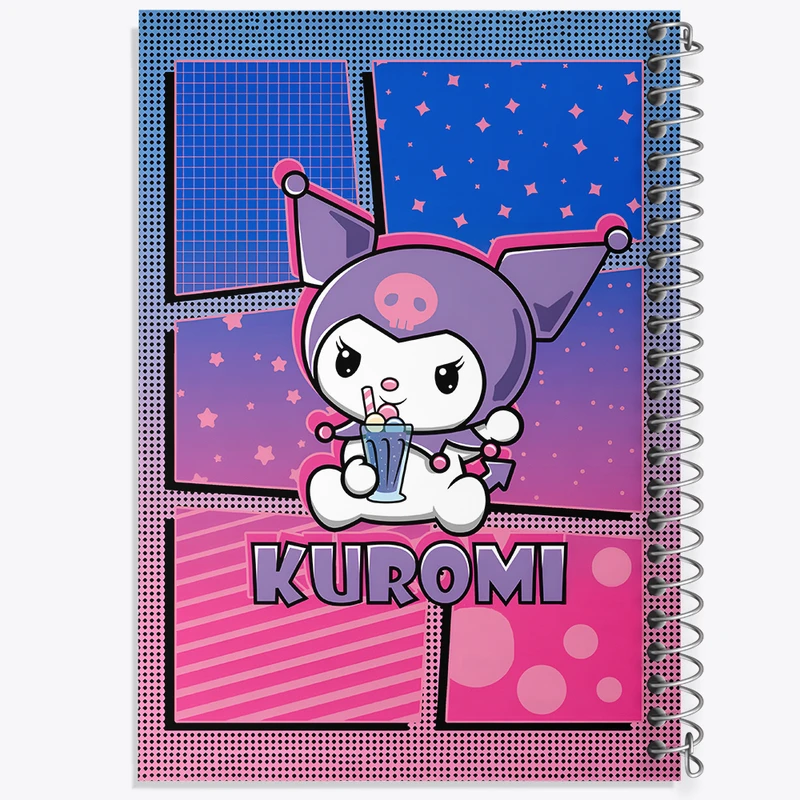 دفتر مشق 100 برگ خندالو طرح کرومی (Kuromi) کد N8241