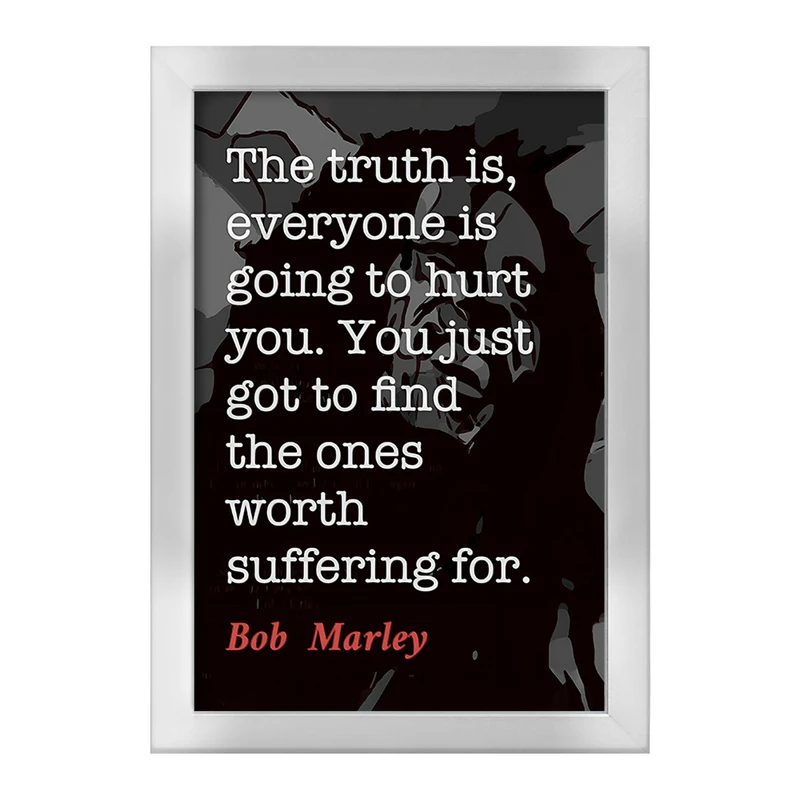 تابلو خندالو طرح باب مارلی (Bob Marley) کد F14054