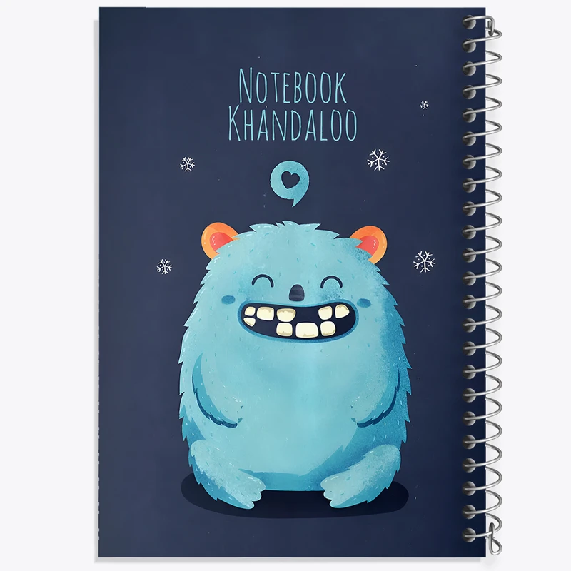 دفتر مشق 100 برگ خندالو طرح هیولاهای بامزه کد N7184