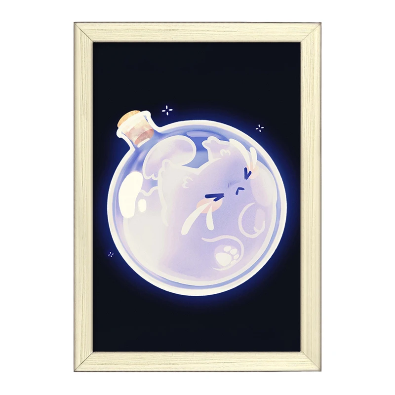 تابلو خندالو طرح گربه حیوانات بامزه  کد 21048