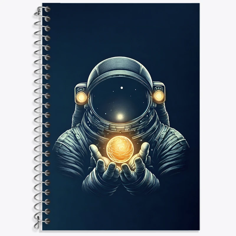 دفتر نت موسیقی 50 برگ خندالو طرح فضانورد کد F9285