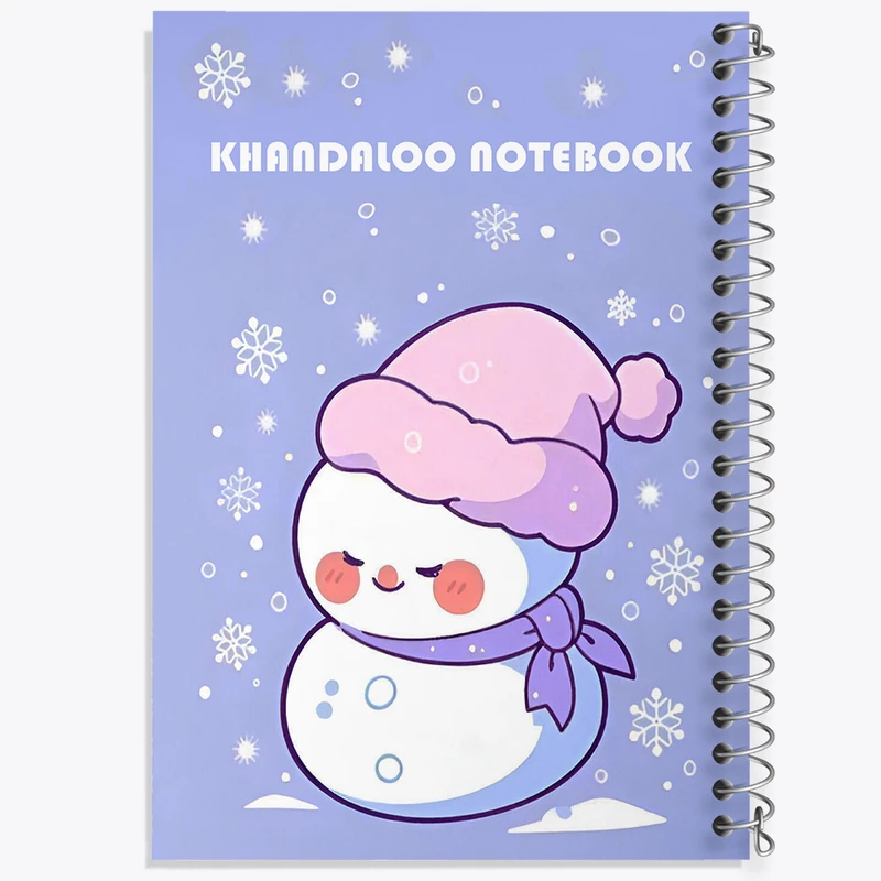 دفتر نقاشی 50 برگ خندالو طرح آدم برفی بامزه کد N6216