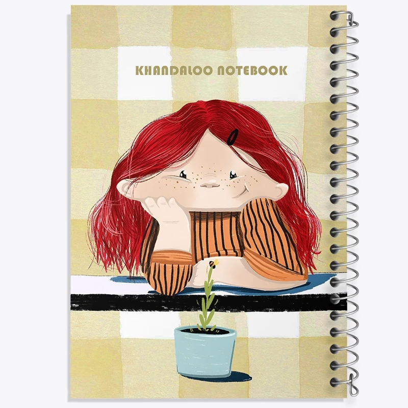 دفتر لیست خرید 50 برگ خندالو طرح دخترانه بامزه کد N6274