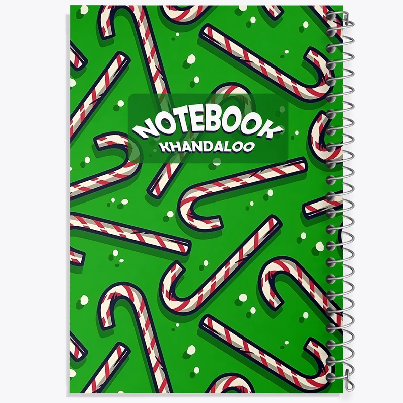 دفتر شطرنجی 50 برگ خندالو طرح پترن آبناتی کد N7628