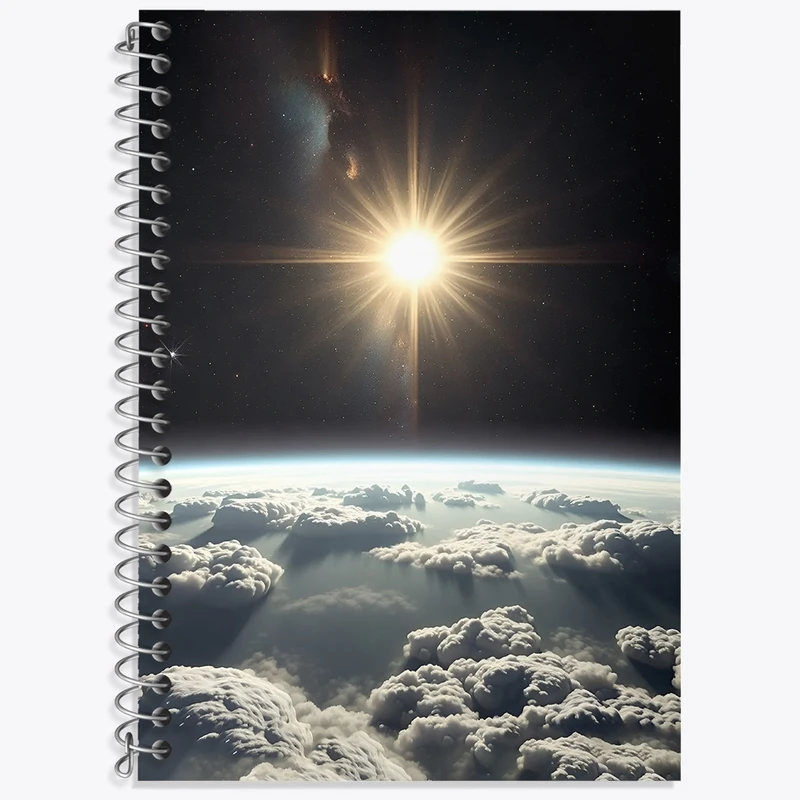 دفتر لغت 50 برگ خندالو طرح کهکشان (galaxy) کد N7691