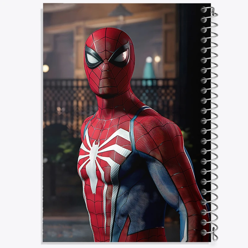 دفتر طراحی 50 برگ خندالو طرح پیترپارکر و مایلز مورالز مردعنکبوتی کد 30824