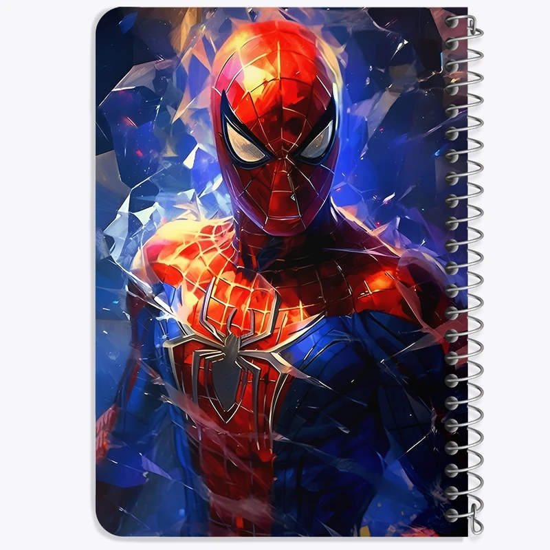 دفتر یادداشت 50 برگ خندالو طرح مرد عنکبوتی (Spider Man) کد F7066