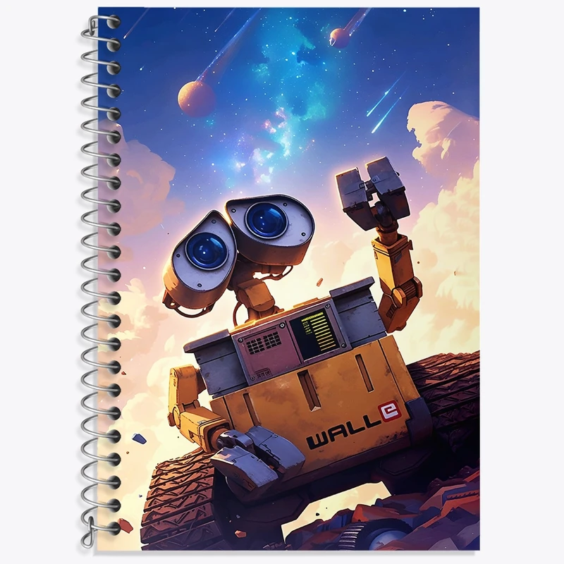دفتر لغت 50 برگ خندالو طرح وال ای (Wall-E) کد N6342