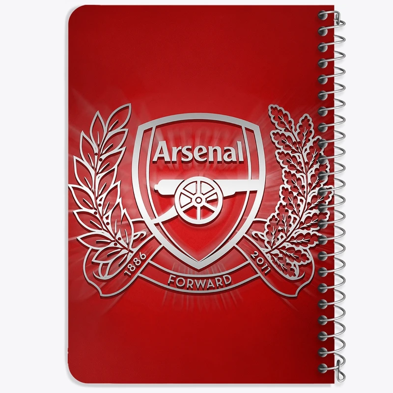 دفتر یادداشت 50 برگ خندالو طرح باشگاه آرسنال Arsenal  کد 2138