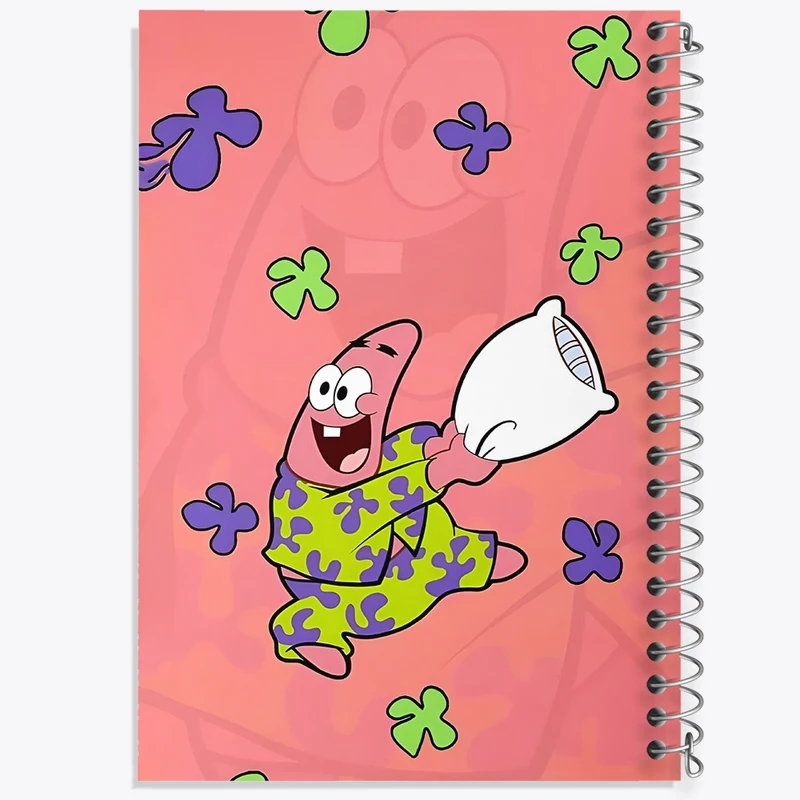 دفتر شطرنجی 50 برگ خندالو طرح پاتریک کد F8598