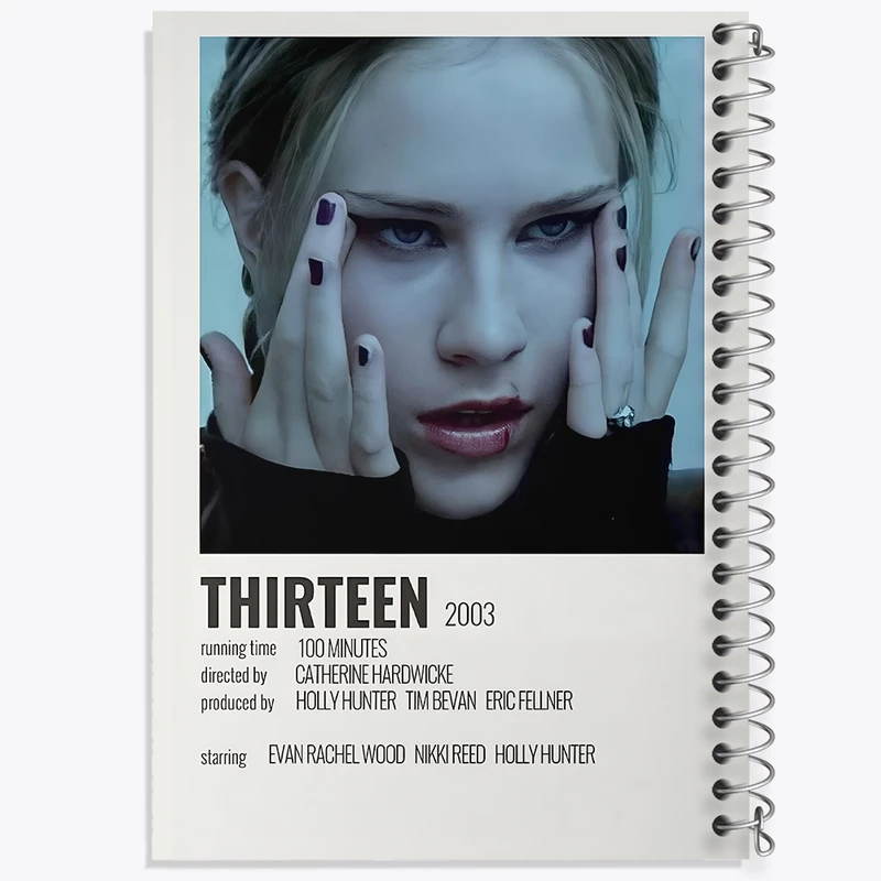 دفتر شطرنجی 50 برگ خندالو طرح سیزده (Thirteen) کد F13001