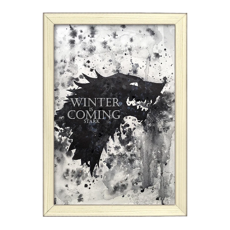 تابلو خندالو طرح زمستان در راه است (Winter Is Coming) کد F11372