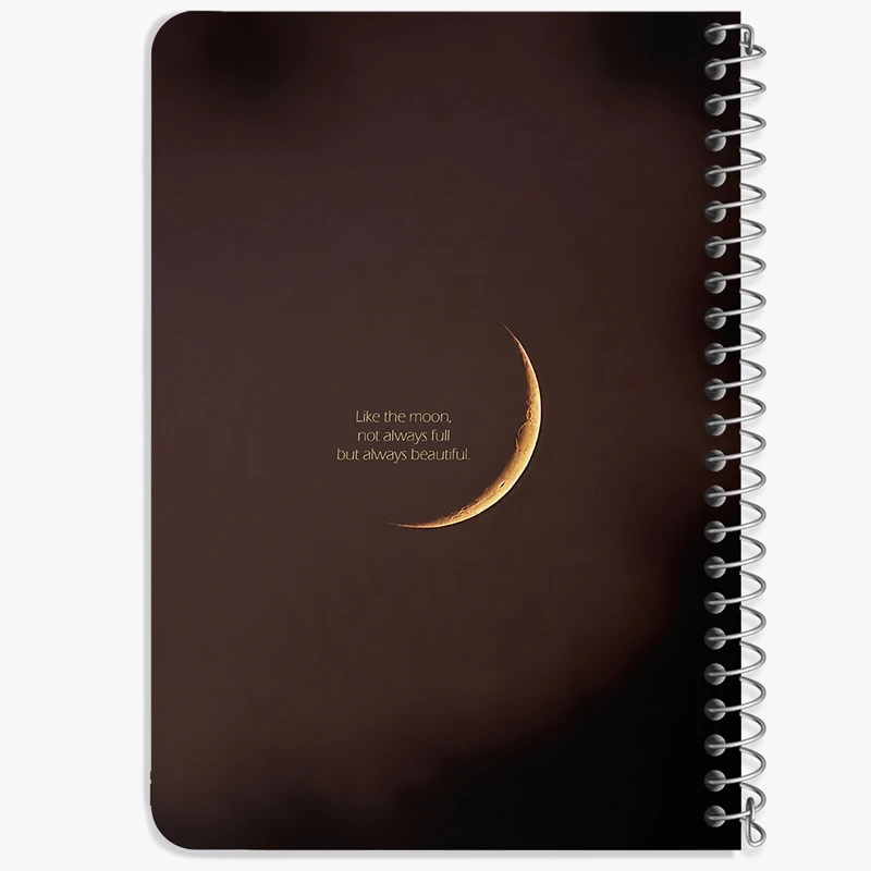 دفتر یادداشت 50 برگ خندالو طرح ماه (Moon) کد 38066