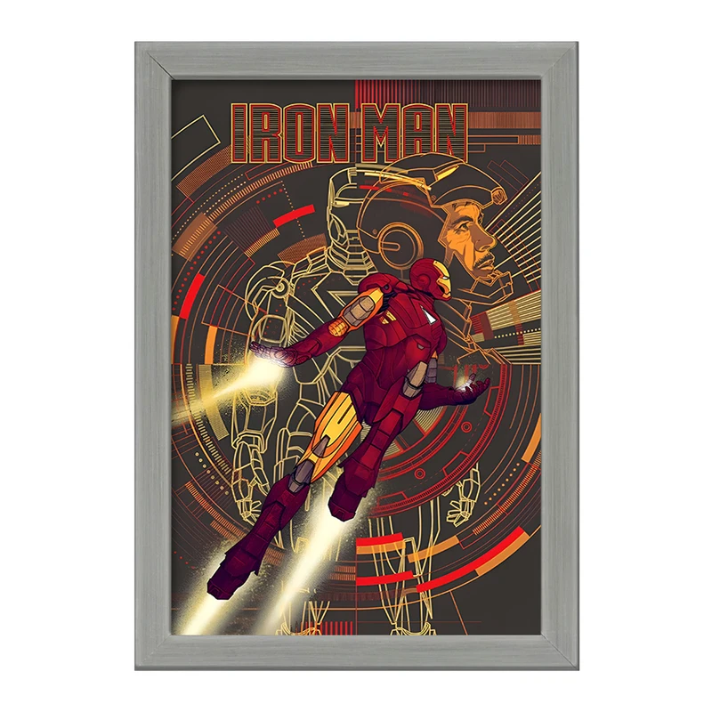 تابلو خندالو طرح مرد آهنی مارول (Marvel) کد F10505