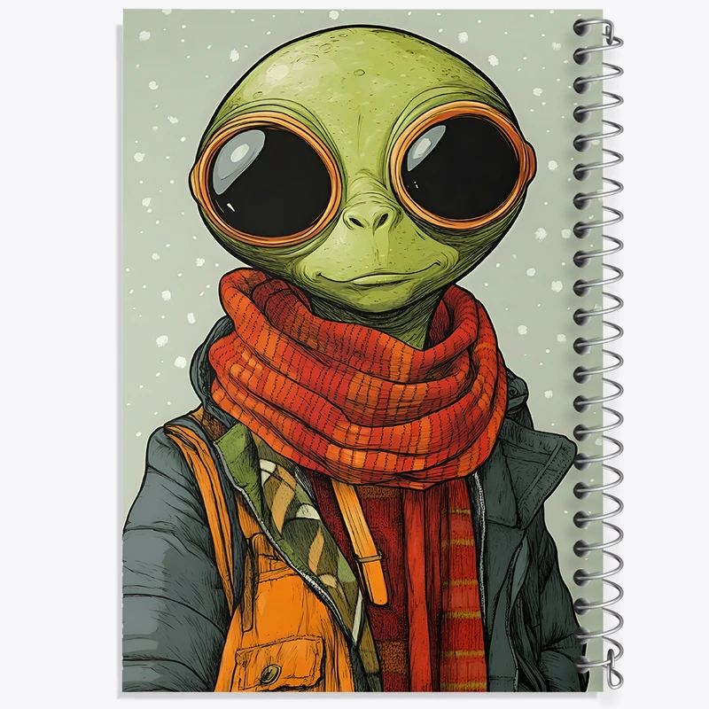 دفتر مشق 100 برگ خندالو طرح آدم فضایی کد F10529