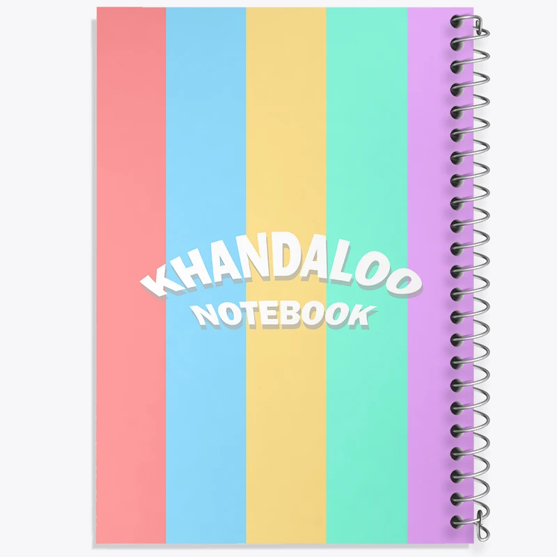 دفتر مشق 100 برگ خندالو طرح رنگی رنگی کد N8036
