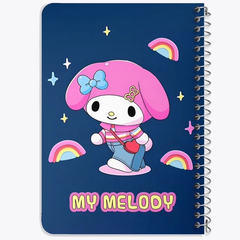 دفتر یادداشت 50 برگ خندالو طرح مای ملودی (My Melody) کد N9019