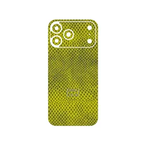 MAHOOT Yellow Snake Skin Cover Sticker for Apple iPhone 17 Pro Max