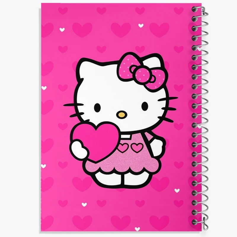 دفتر طراحی 50 برگ خندالو طرح هلو کیتی کد 24770