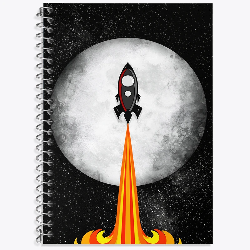 دفتر نت موسیقی 50 برگ خندالو طرح فضاپیما کد F4585