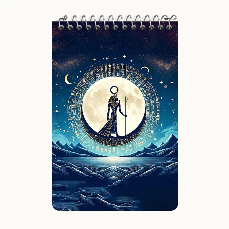 دفتر یادداشت 50 برگ خندالو طرح خدای مصر کد F4842