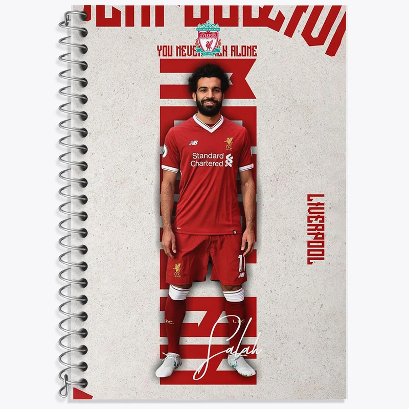 دفتر زبان دوخط 50 برگ خندالو طرح محمد صلاح کد F14350