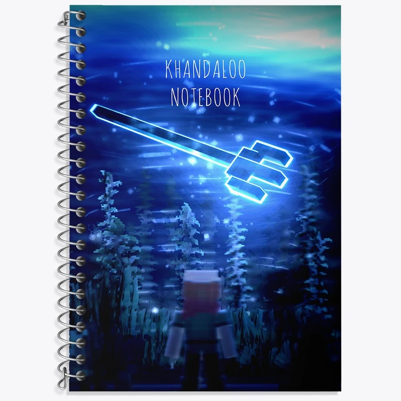 دفتر لغت 50 برگ خندالو طرح بازی ماینکرافت (Minecraft) کد N8770