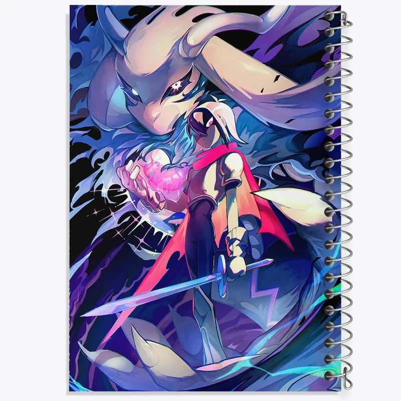 دفتر طراحی 50 برگ خندالو طرح بازی آندرتیل (Undertale) کد 31722